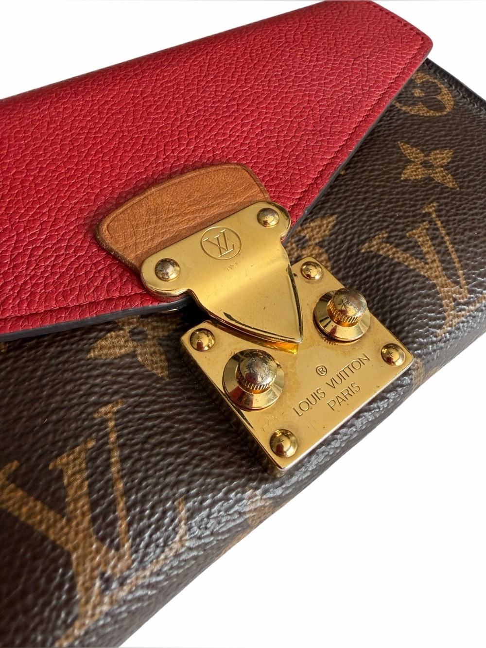 Louis Vuitton Portefeuille Pallas Long Wallet Logo Dust Bag LV Monogram Wallet - Picture 8 of 13